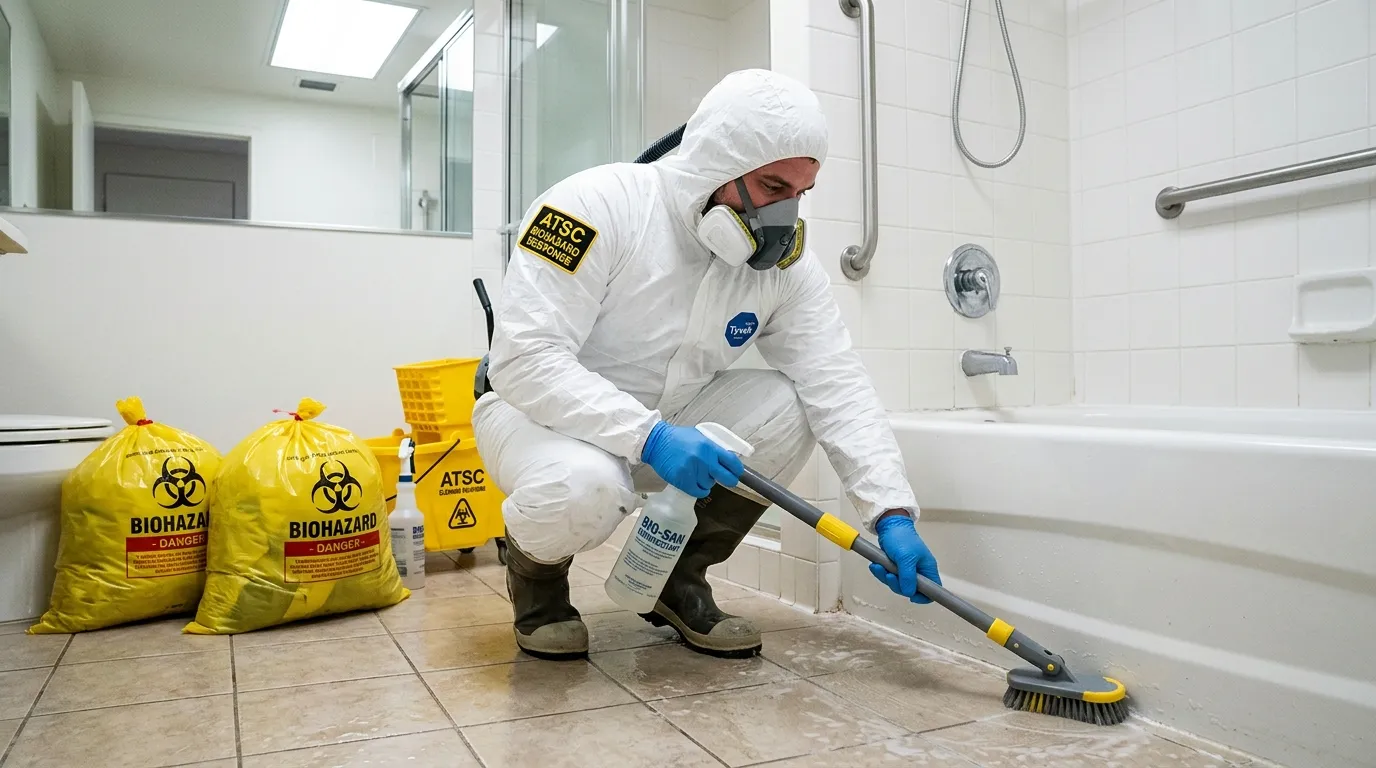 Decontamination equipment deployed for Blood Cleanup in Garrison